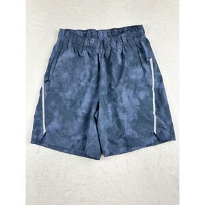 Skora Quick Dry Tie Dye Cloud Athletic Shorts Blue Gray Womens Small 6in Inseam